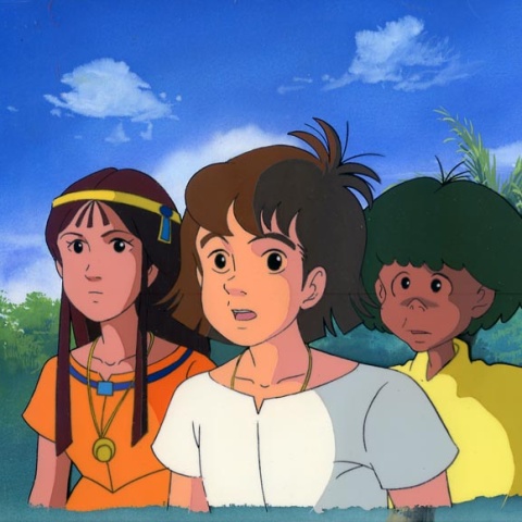 Les Myst?rieuses Cit?s d'Or / Taiyou no ko Esteban / Cel / 001